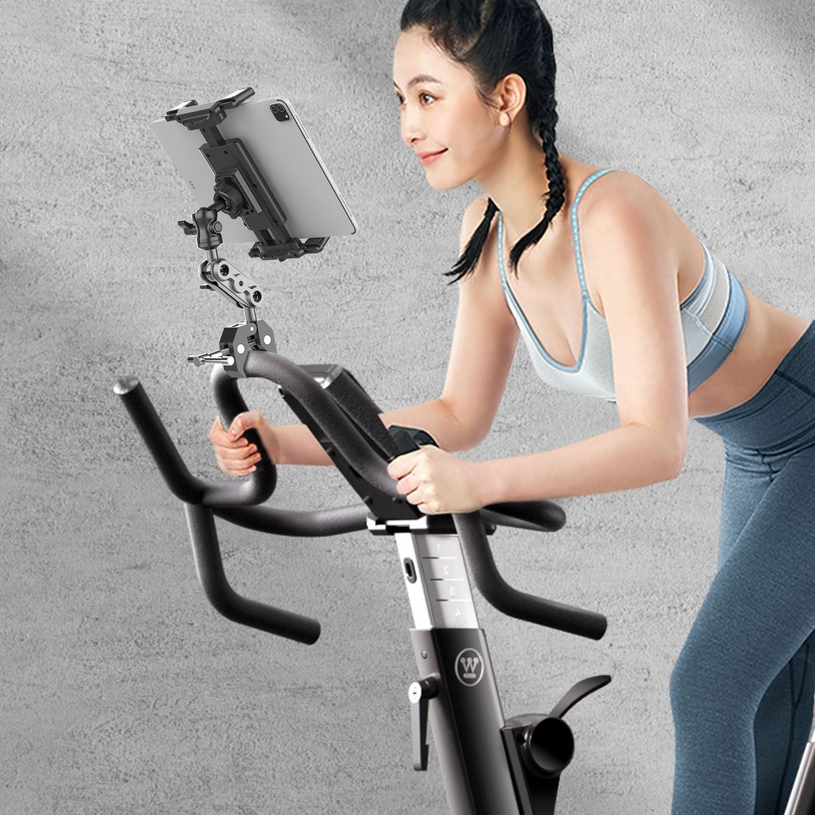 Multi Angle Metal Arm Adjusted for Phone & Tablet Holder with Claw Clamp - Image 8