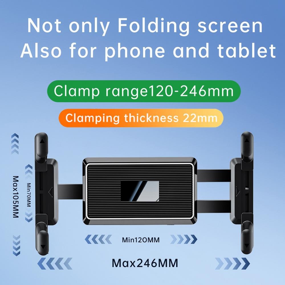 MAILUZHE Universal Cup Holder 360° Rotatable Felxible Arm Height up to 42cm Expandable Base for Phone Tablet upto 4 inch-13 inch - Image 11