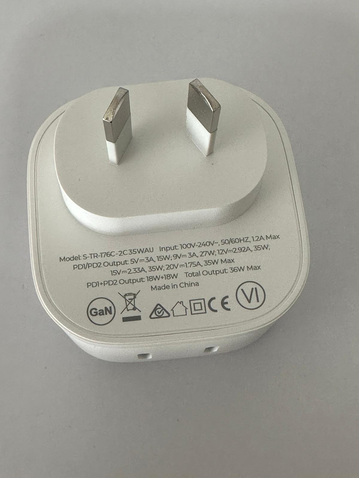 iQuick NANO Energy 1 35W USB-C Dual PD Ports Fast Charging Adapter - Image 8