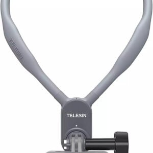 TELESIN Plus Magnetic Neck Mount Necklace Holder, Chest Head Shoulder Lanyard Strap Body Clip TE-HNB-001