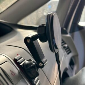 360° Z Flexible Angle with 3M Sticker Mount Universal Wireless 15W Magsafe Fast Charger for Car Home Office