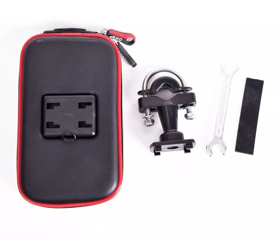 360° Rotatable Waterproof Phone Case Bag with Handlebar Mount Holder for Bike Bicycle - Image 4