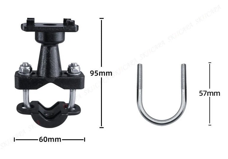 360° Rotatable Waterproof Phone Case Bag with Handlebar Mount Holder for Bike Bicycle - Image 12