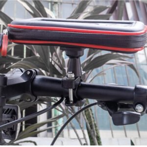 Handlebar Phone Waterproof Bag with Headphone Hole for Motorcycle Bike