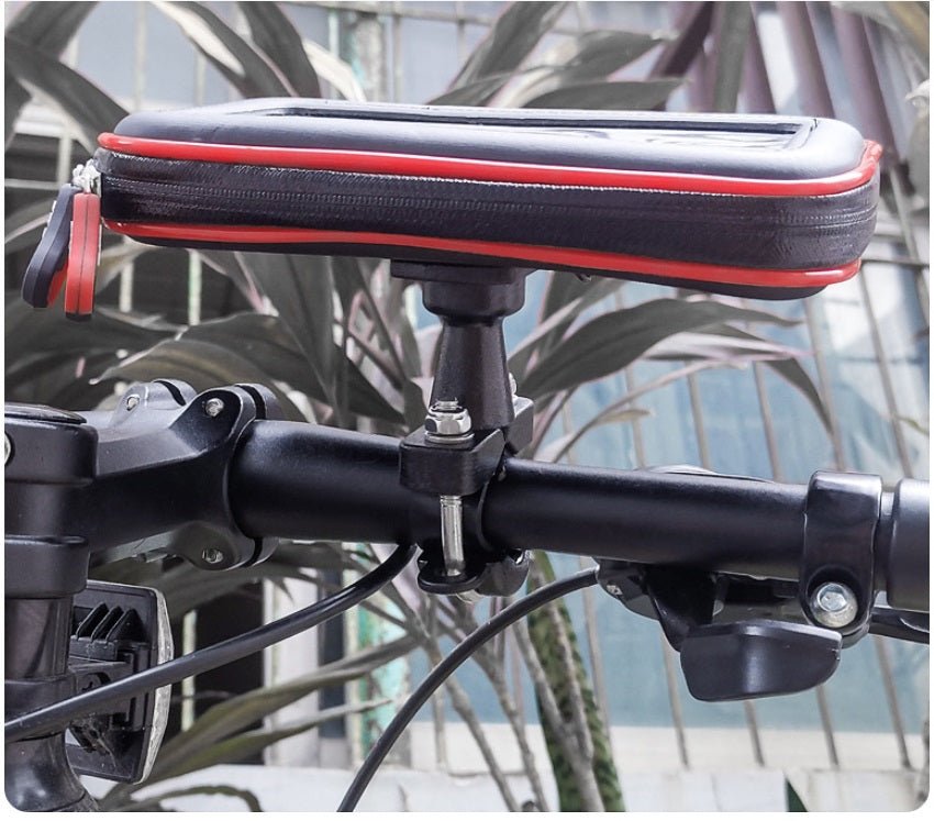 360° Rotatable Waterproof Phone Case Bag with Handlebar Mount Holder for Bike Bicycle - Image 8