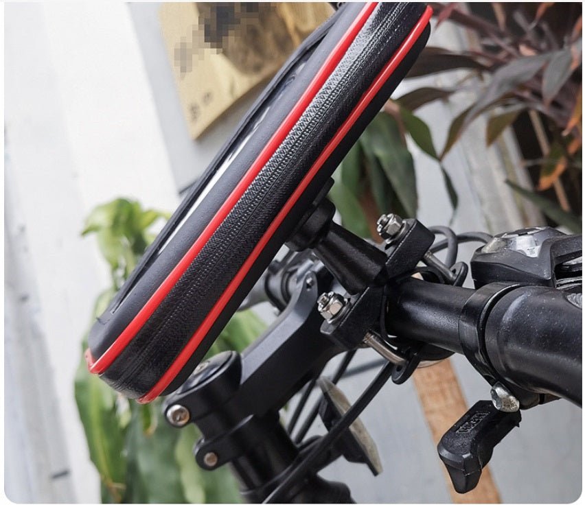 360° Rotatable Waterproof Phone Case Bag with Handlebar Mount Holder for Bike Bicycle - Image 9